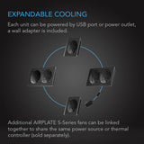 AC Infinity AIRPLATE S3, Quiet Cabinet Cooling Fan 6" w/ Speed Controller