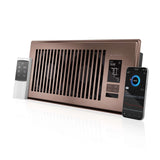 AC Infinity AIRTAP T4 Quiet Register Booster Fan System Brown Bronze
