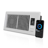 AC Infinity AIRTAP T4 Quiet Register Booster Fan System White