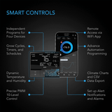 AC Infinity AIRTITAN T7, Crawlspace and Basement Ventilation Fan 12", WiFi-Integrated Controls, IP-55 Rated
