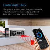 AC Infinity AIRTITAN T8 Crawlspace & Basement Ventilator Fan