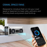 AC Infinity AIRTITAN T8-N Crawlspace & Basement Ventilator Fan