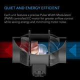 AC Infinity Automatic Booster Duct Fan Inline Fan w/ Pressure Switch