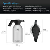 AC Infinity Automatic Water Sprayer 2-Liter Electric Mister Frost