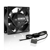 AC Infinity AXIAL 1238W 120V AC Muffin Fan w/ Wire-Leads Adapter 120mm