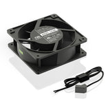AC Infinity AXIAL 1238W 120V AC Muffin Fan w/ Wire-Leads Adapter 120mm
