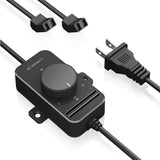 AC Infinity AXIAL 1238W 120V AC Muffin Fan w/ Wire-Leads Adapter 120mm