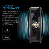 AC Infinity AXIAL 2589 Muffin 120V AC Cooling Fan 10" 254mm x 89mm