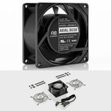AC Infinity AXIAL 8038 Muffin 120V AC Cooling Fan 80mm x 80mm x 38mm