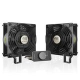 AC Infinity AXIAL S1238D Muffin 120V AC Cooling Fan Dual 120mm x 120mm