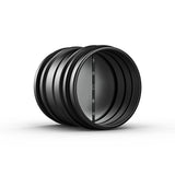 AC Infinity Backdraft Damper Ducting Insert 4-Inch Black Galvanized