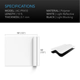 AC Infinity Black & White Panda Film Waterproof Reflective Sheet 10