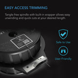 AC Infinity Black Twist Ties w/ Built-In Cutter 100m