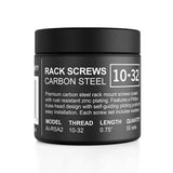 AC Infinity Carbon Steel Rack Screws 50-Piece Set, 10/32