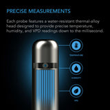AC Infinity Climate Sensor for Controller AI+, Precise VPD, Temperature, and Humidity Readings, 24 ft.