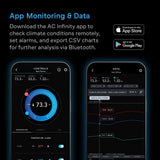 AC Infinity CLOUDCOM A1 Mini Smart Thermo-Hygrometer w/ Data App 12
