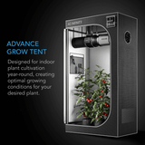 AC Infinity CLOUDLAB 632, Advance Grow Tent, 2000D Diamond Mylar Canvas, 36" x 24" x 72"