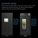 AC Infinity CLOUDLAB 722 Advance Grow Tent 2x2 2000D Diamond Mylar