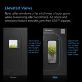 AC Infinity CLOUDLAB 894 Advance Grow Tent 8x4 2000D Diamond Mylar
