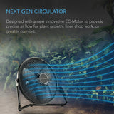 AC Infinity CLOUDLIFT S14 Floor Wall Fan w/ Wireless Controller