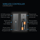 AC Infinity CLOUDLIFT S14 Floor Wall Fan w/ Wireless Controller