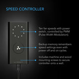 AC Infinity CLOUDLINE LITE A4 Quiet Inline Fan w/ Speed Controller