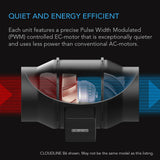 AC Infinity CLOUDLINE LITE A4 Quiet Inline Fan w/ Speed Controller