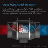 AC Infinity CLOUDLINE S6 Quiet Inline Duct Fan System w/ Speed