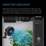 AC Infinity CLOUDRAY A6 Grow Tent Clip Fan 6" w/ 10 Speeds EC-Motor
