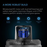 AC Infinity CLOUDRAY S4, Ultra-Compact Grow Tent Clip Fan 4" with Long-Life EC Motor, 10-Level Dynamic Fan Speeds, 10-Level Auto Oscillation, Specialized High-Velocity Circulation
