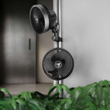 AC Infinity CLOUDRAY S9 2-Pack, Grow Tent Clip Fan 9" with Long-Life EC Motor, 10-Level Dynamic Wind Modes & Fan Speeds, 10-Level Auto Oscillation