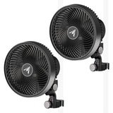 AC Infinity CLOUDRAY S9 2-Pack, Grow Tent Clip Fan 9" with Long-Life EC Motor, 10-Level Dynamic Wind Modes & Fan Speeds, 10-Level Auto Oscillation