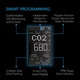 AC Infinity CO2 Controller Smart Outlet Carbon Dioxide Monitor for CO2