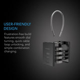 AC Infinity Combination Lock Flexible Steel Cable Loop 2-Pack