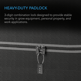 AC Infinity Combination Lock, Flexible Steel Cable Loop, 2-Pack