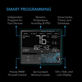 AC Infinity CONTROLLER 69 WiFi, Independent Programs for Four Devices, Dynamic Temperature, Humidity, Scheduling, Cycles, Levels Control, Data App