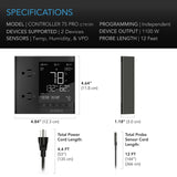 AC Infinity CONTROLLER 75 PRO Independent Programs for Two Devices