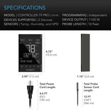 AC Infinity CONTROLLER 79 PRO Independent Programs for Two Devices