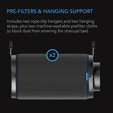 AC Infinity Duct Carbon Filter Australian Charcoal 4-Inch