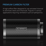 AC Infinity Duct Carbon Filter Australian Charcoal 6-Inch