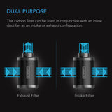AC Infinity Duct Carbon Filter Australian Charcoal 6-Inch