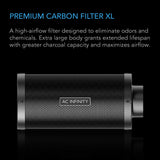 AC Infinity Duct Carbon Filter XL Australian Charcoal Extra Large
