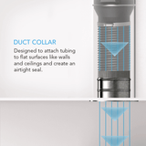 AC Infinity Ducting Collar, 4-Inch, Galvanized Steel