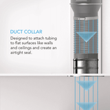 AC Infinity Ducting Collar, 6-Inch, Galvanized Steel