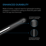 AC Infinity Garden Plant Stakes, 5 Feet Long, 25-Pack