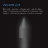 AC Infinity Garden Plant Stakes, 5 Feet Long, 25-Pack