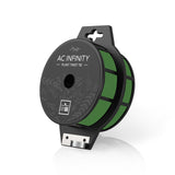 AC Infinity Green Twist Ties w/ Built-In Cutter 100m