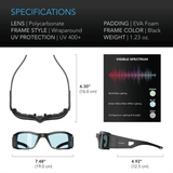 AC Infinity Grow Room Glasses, with 3 Color Corrective Lenses