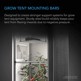 AC Infinity Grow Tent Mounting Bars, for Indoor Grow Spaces, 2x2'