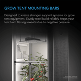 AC Infinity Grow Tent Mounting Bars, for Indoor Grow Spaces, 4x4'